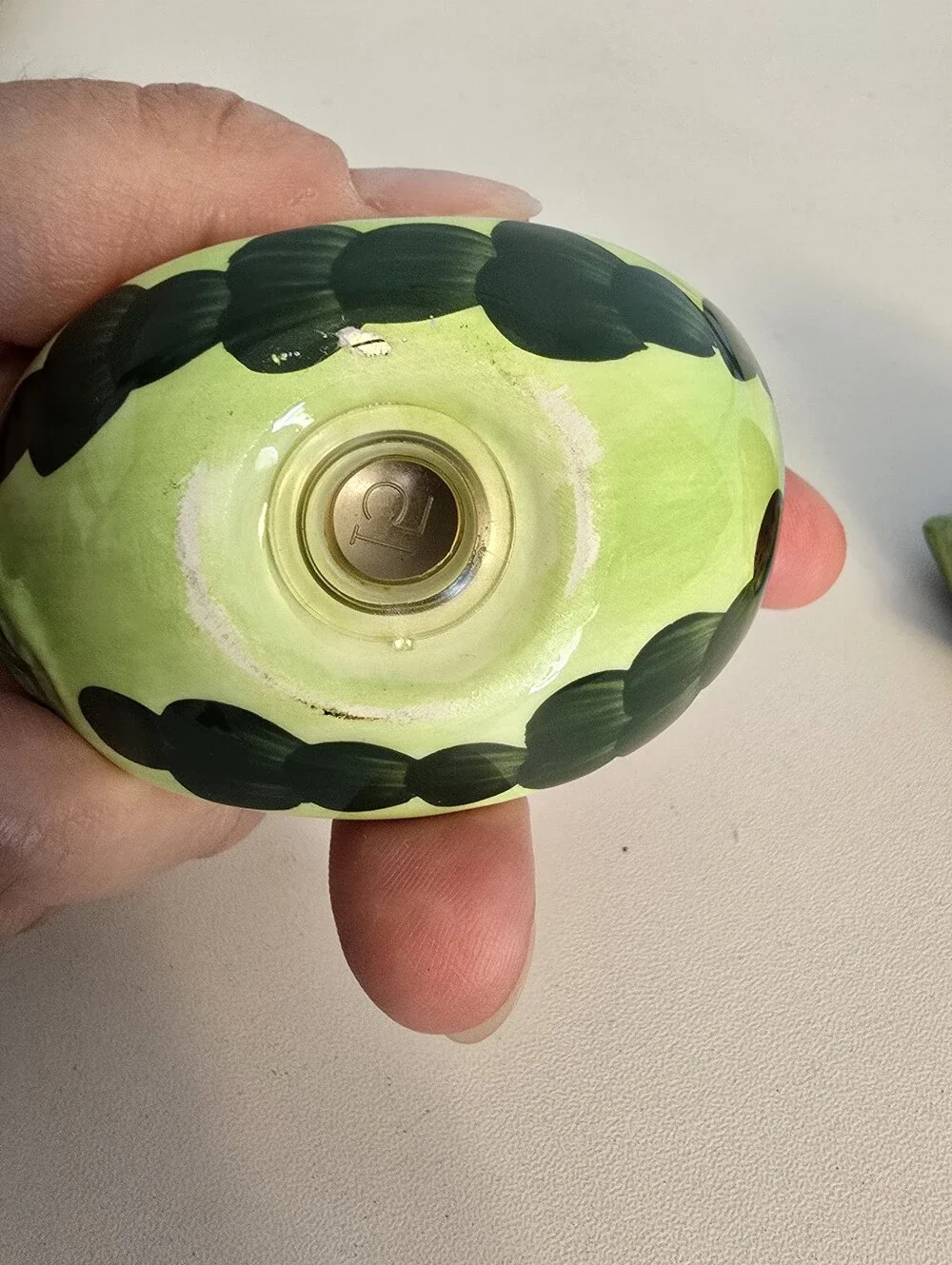 Ceramic Watermelon Strawberry Salt and Pepper Shaker Set Stiil Have Plugs